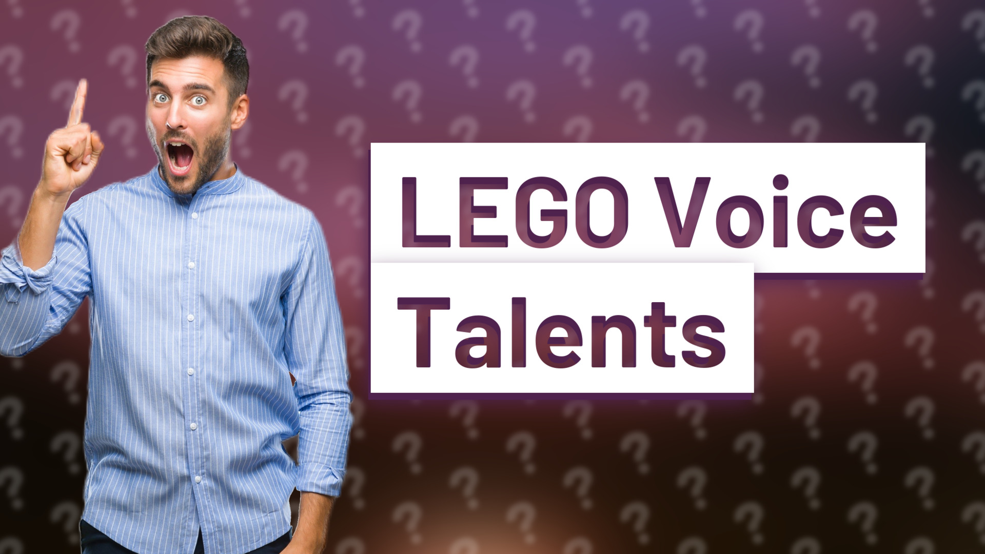LEGO Voice Talents