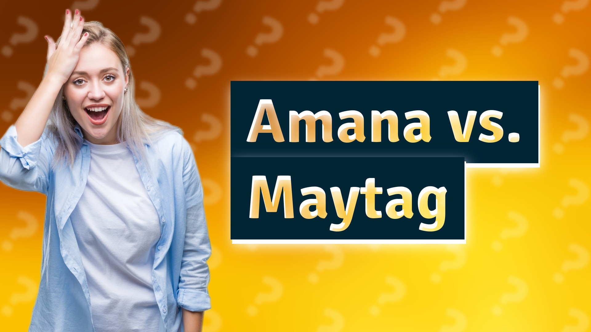 Amana vs. Maytag