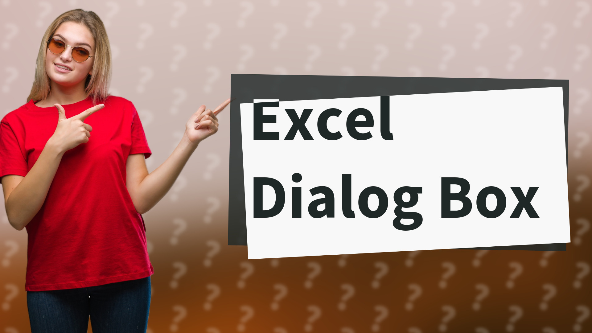 Excel Dialog Box