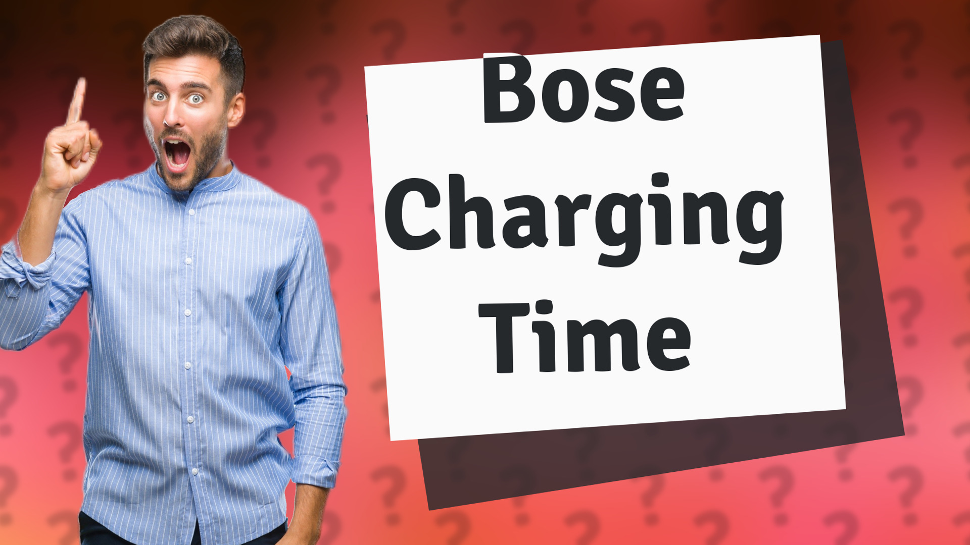 Bose Charging Time