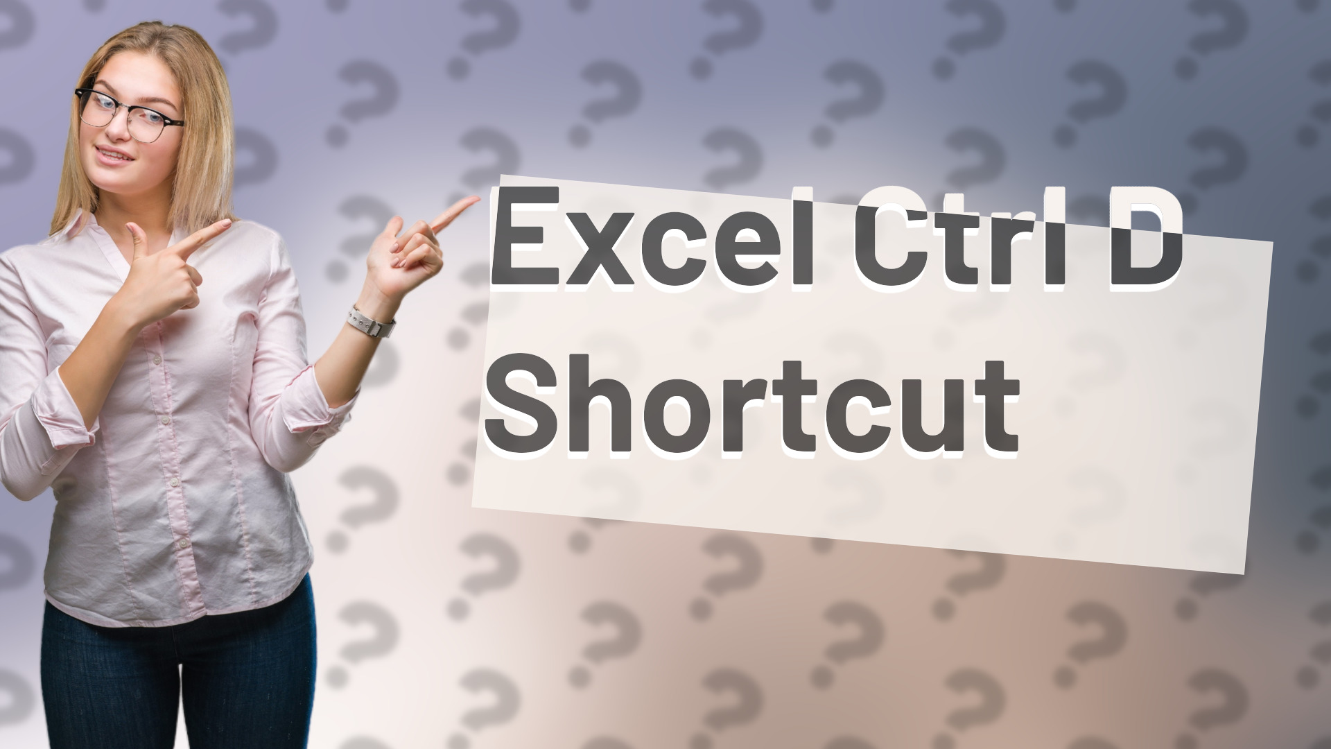 Excel Ctrl D Shortcut