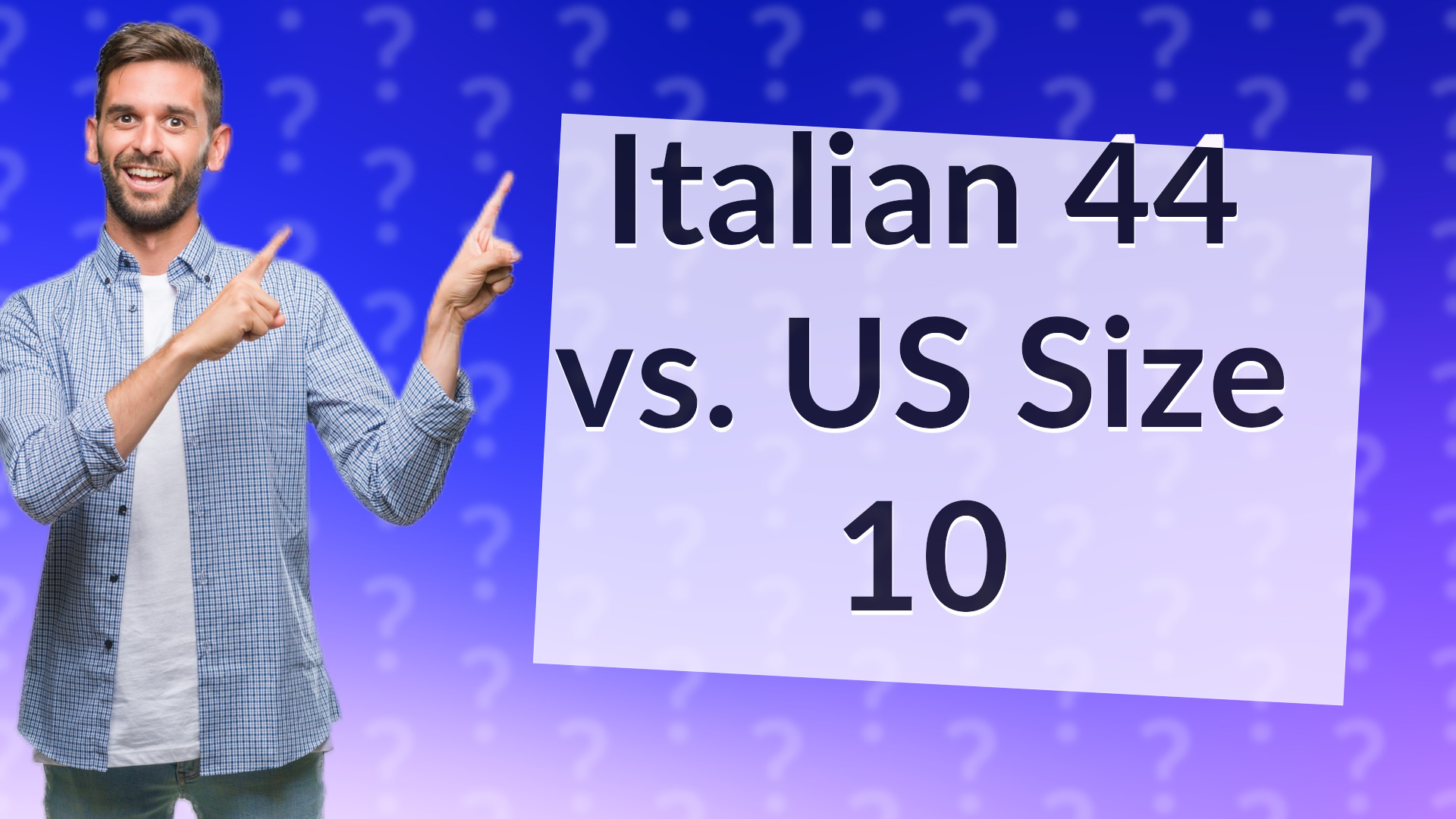 Italian 44 vs. US Size 10