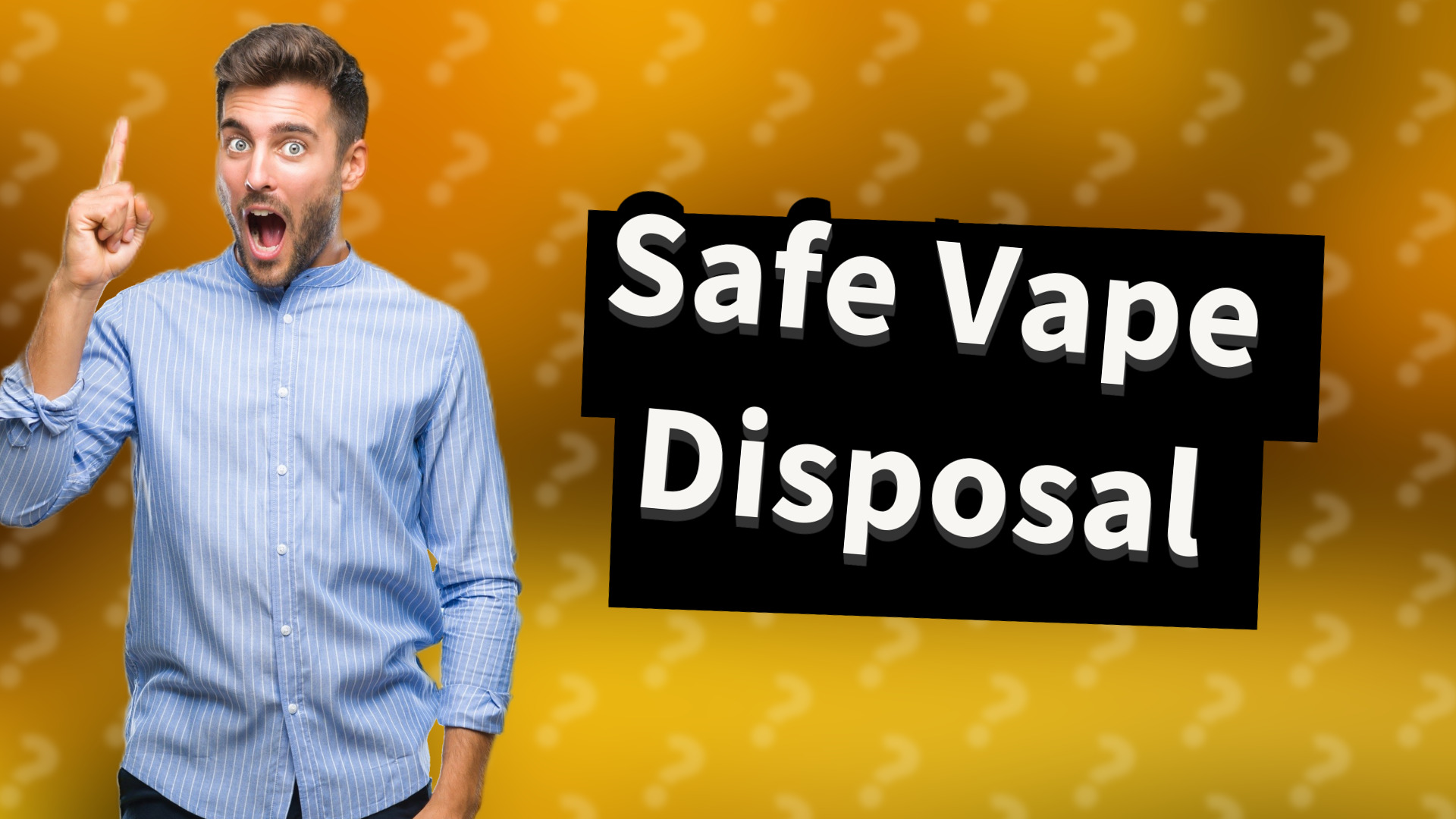 Safe Vape Disposal