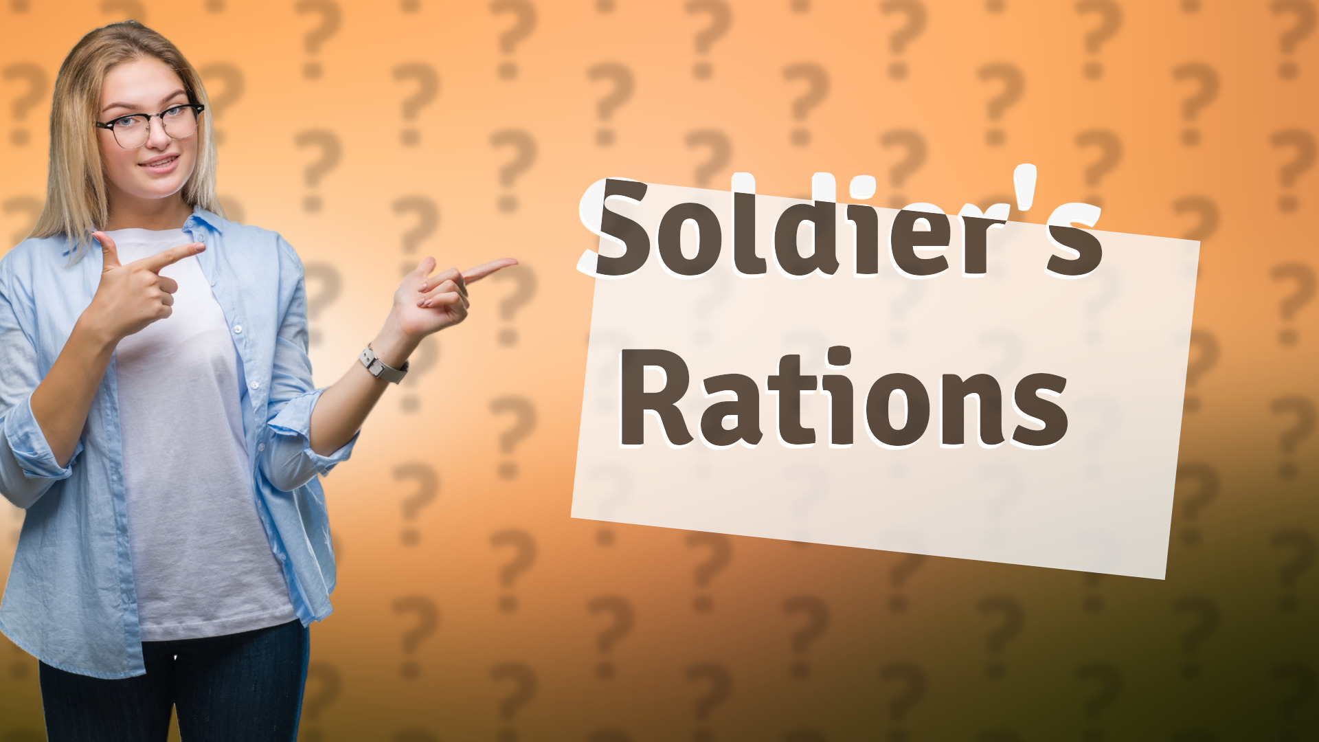 Soldier's Rations