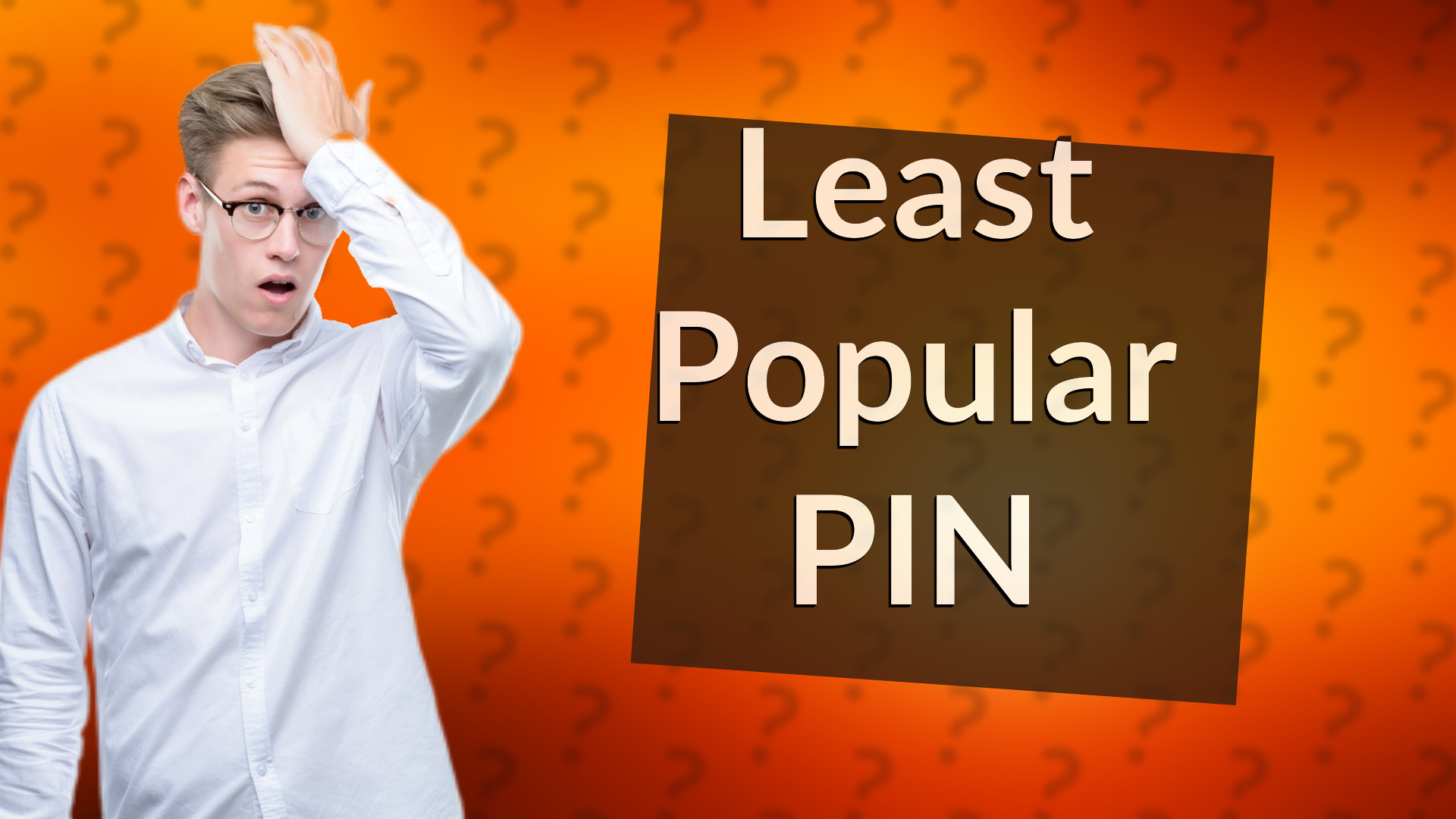 Least Popular PIN