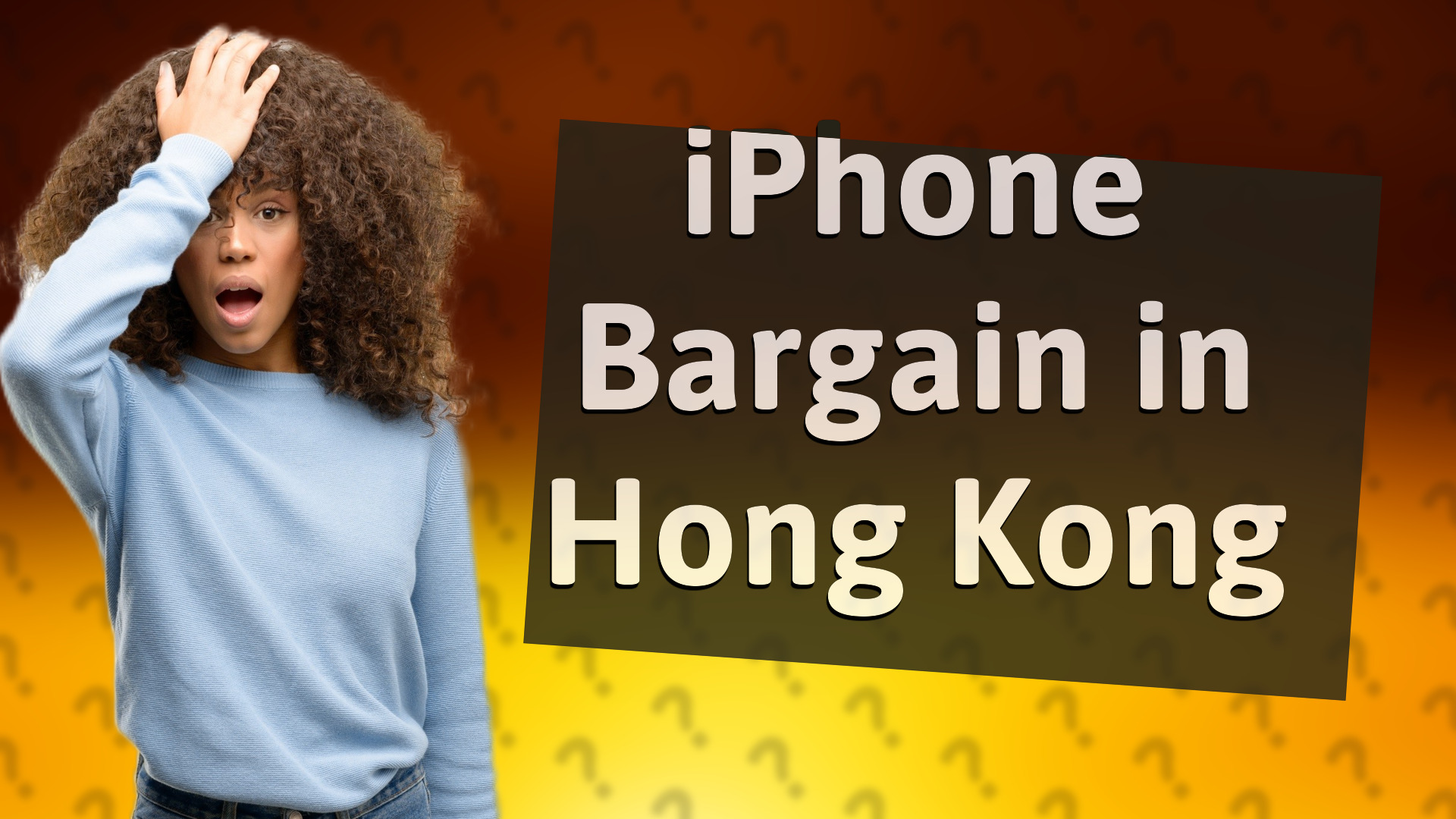 iPhone Bargain in Hong Kong