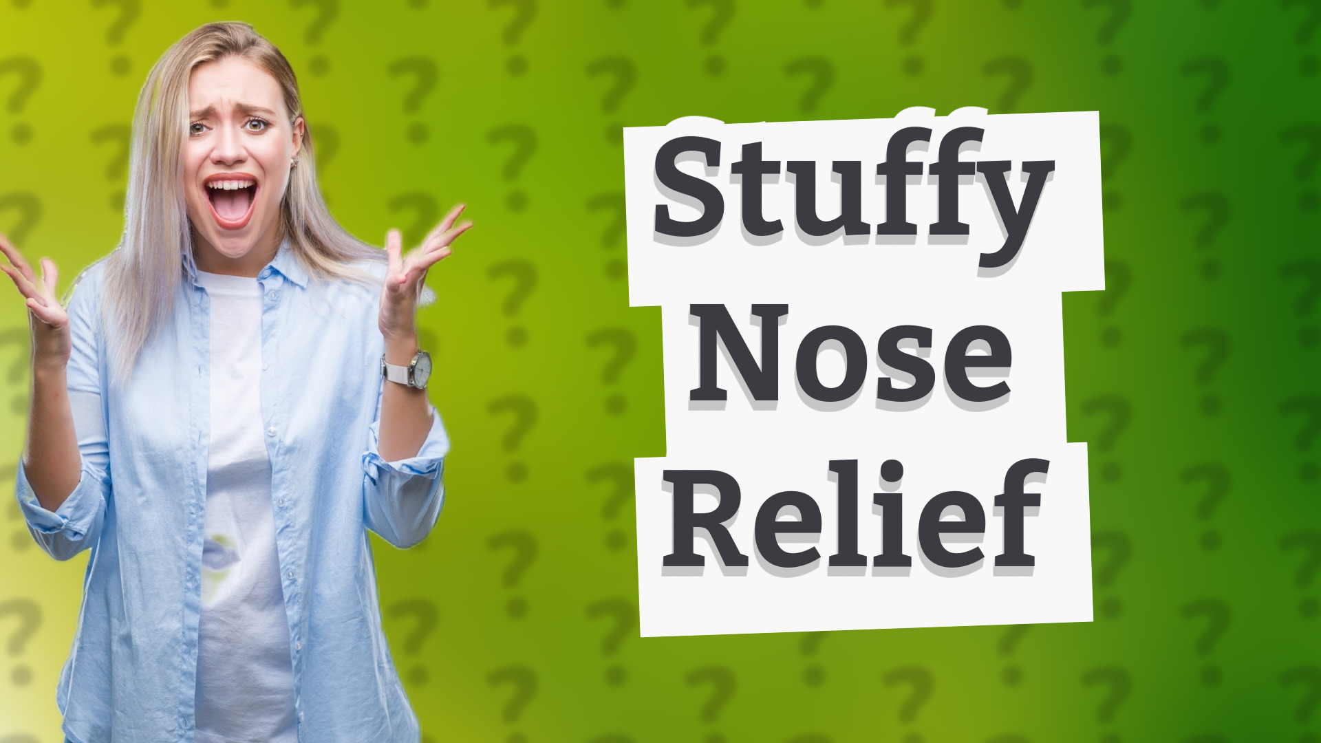 Stuffy Nose Relief