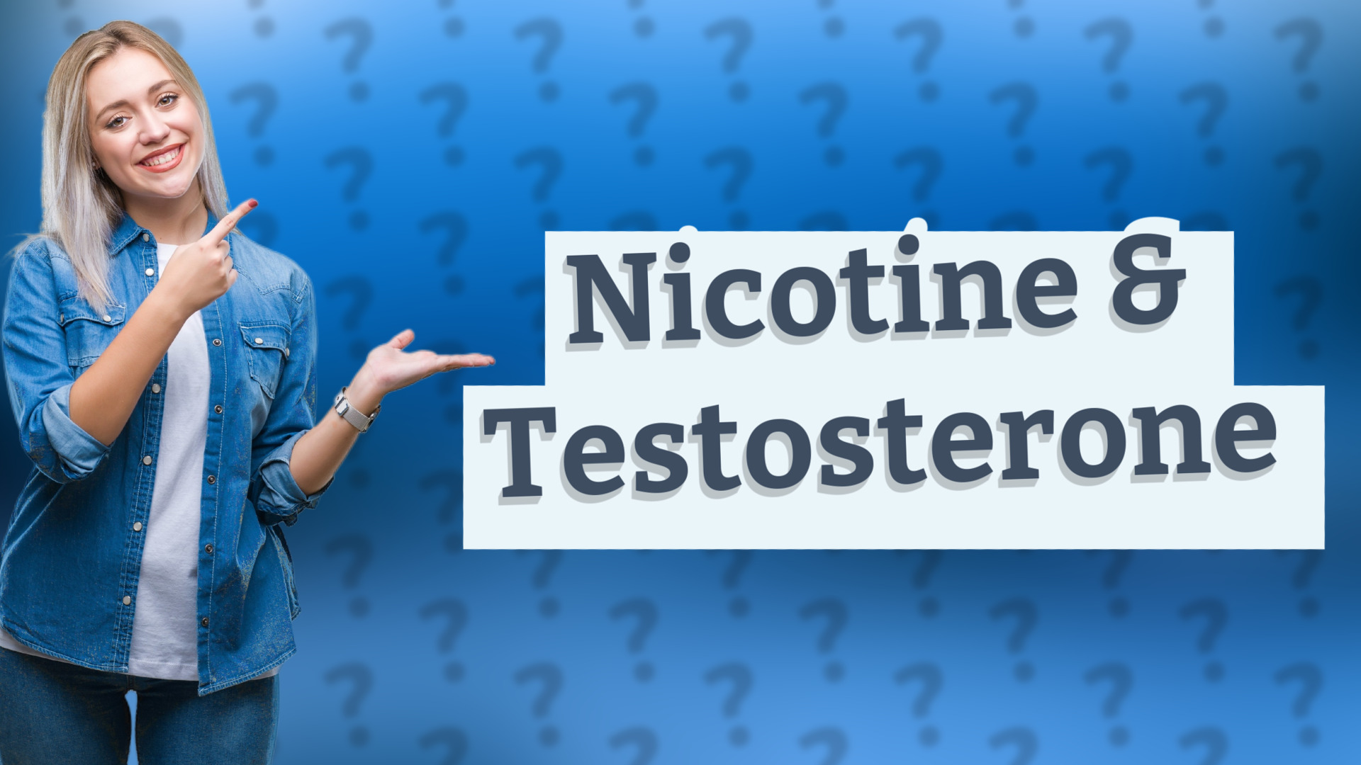 Nicotine & Testosterone