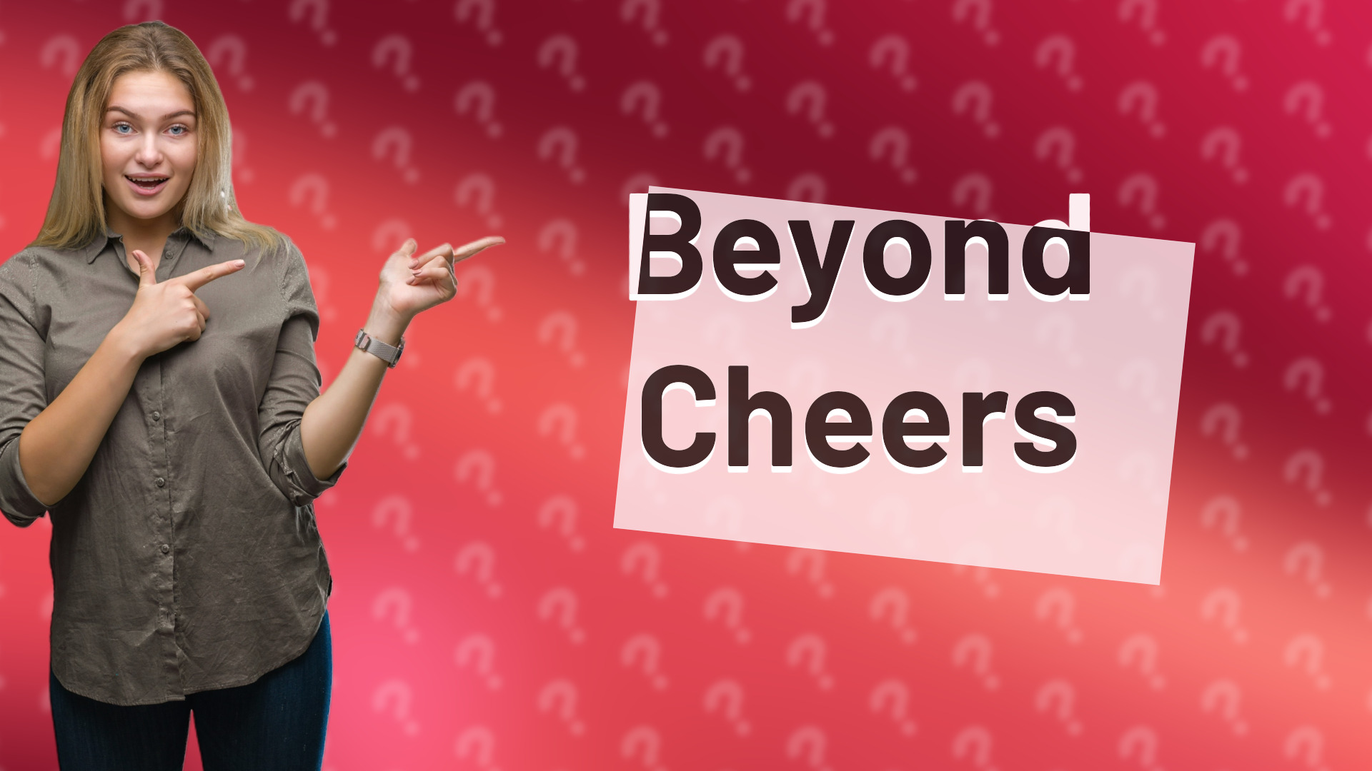 Beyond Cheers