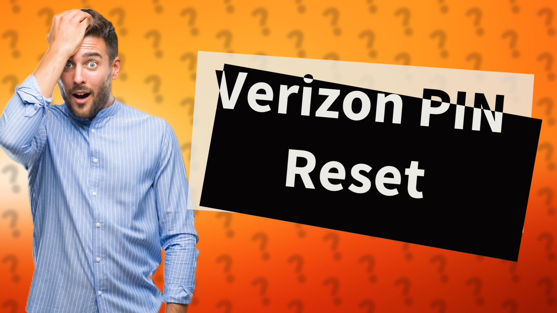 Verizon PIN Reset