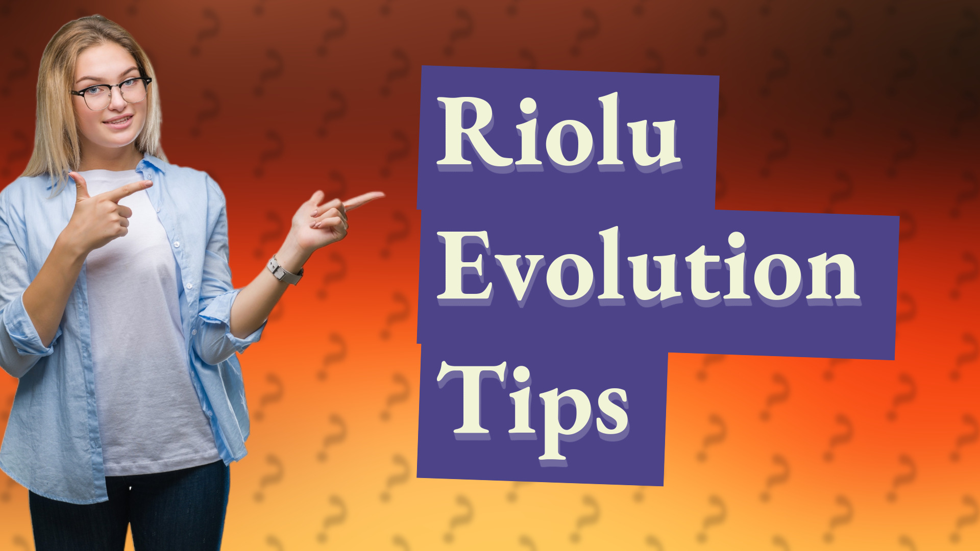 Riolu Evolution Tips