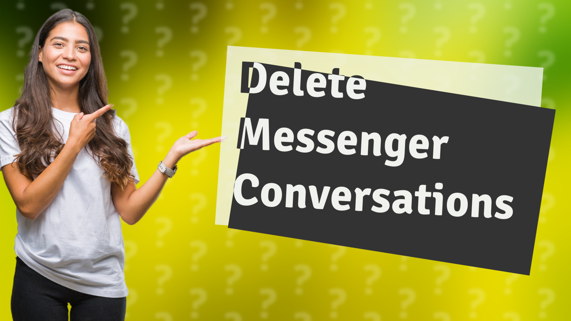 Delete Messenger Conversations