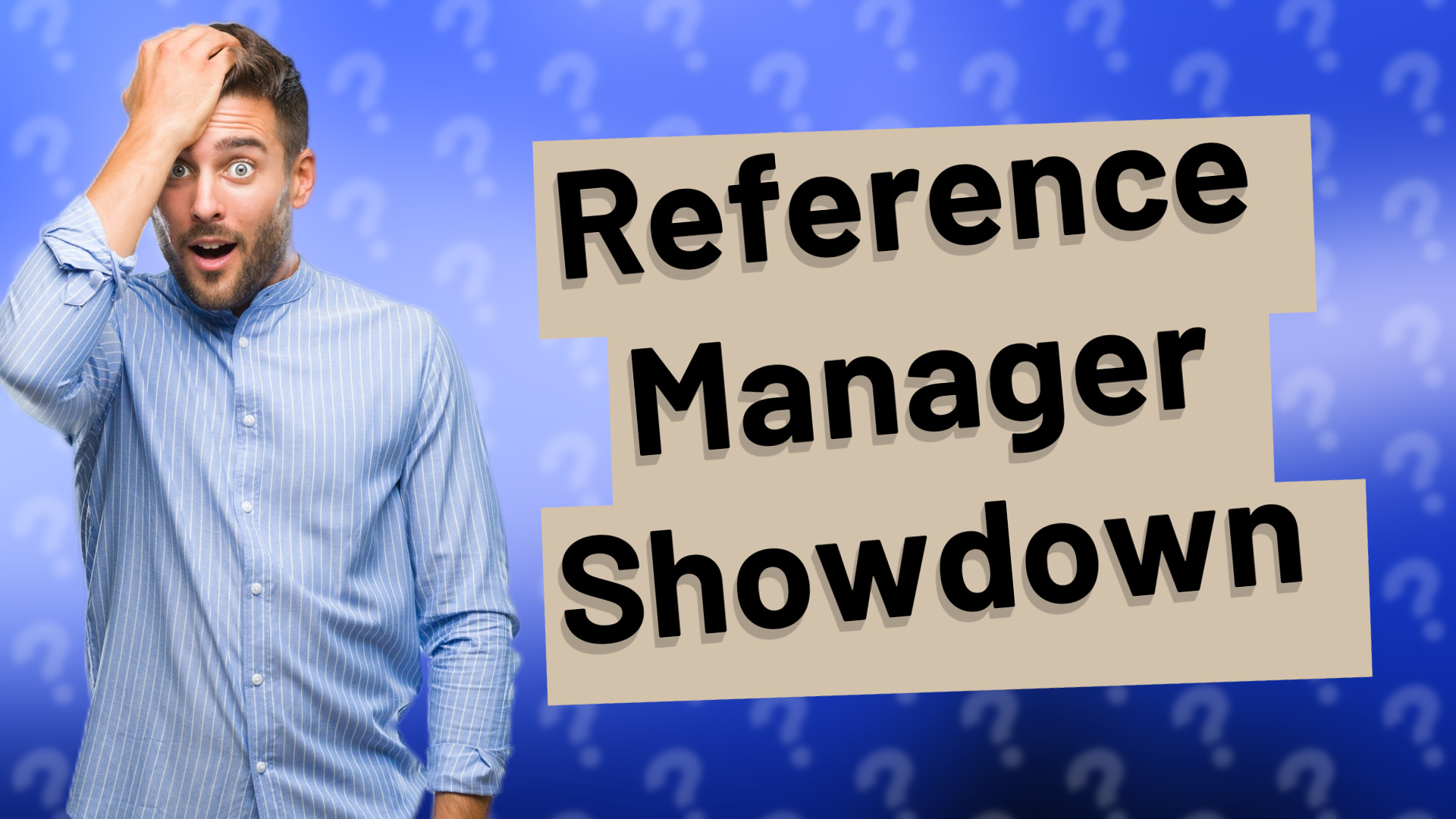 Reference Manager Showdown