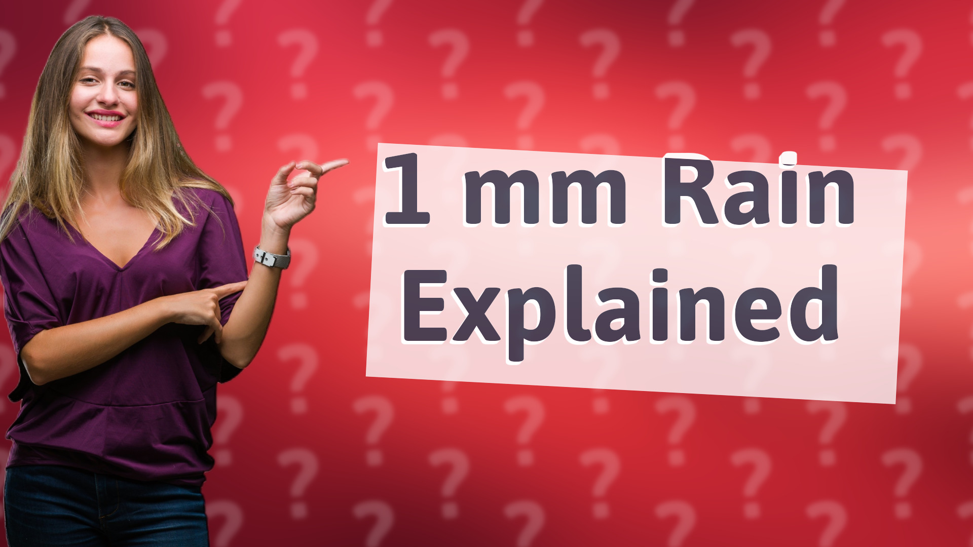 1 mm Rain Explained