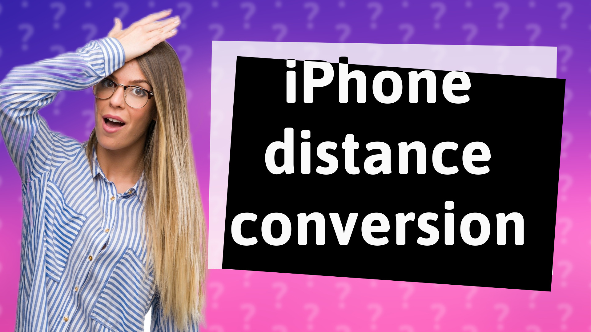 iPhone distance conversion