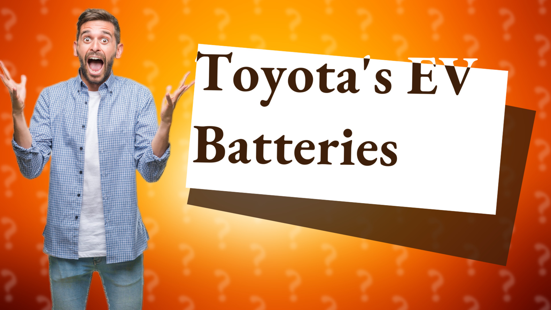Toyota's EV Batteries