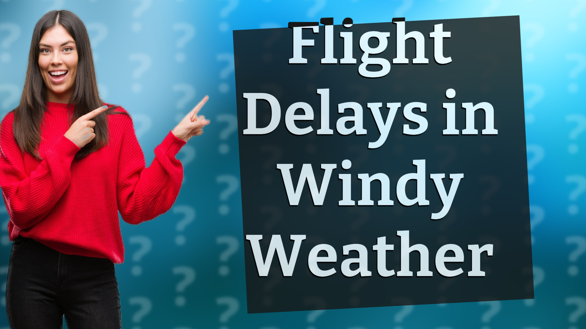Flight Delays in Windy Weather