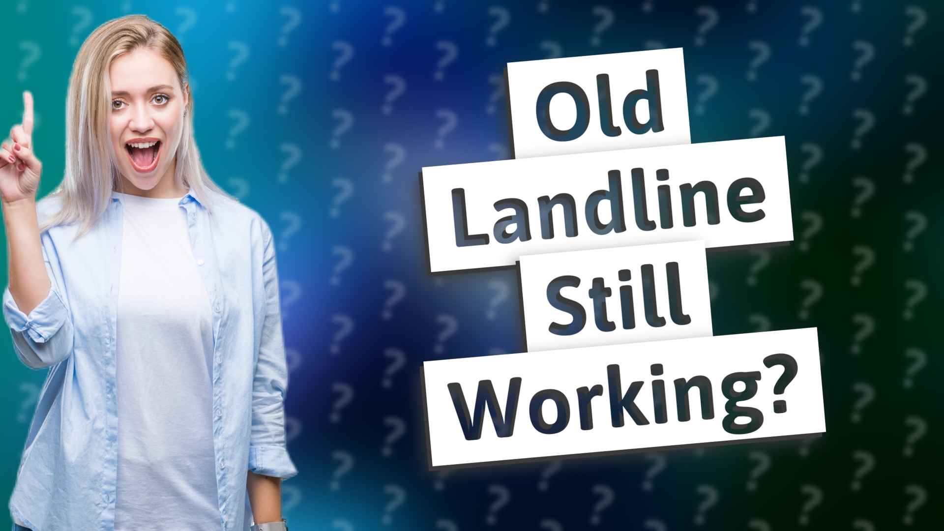 Old Landline Still Working?