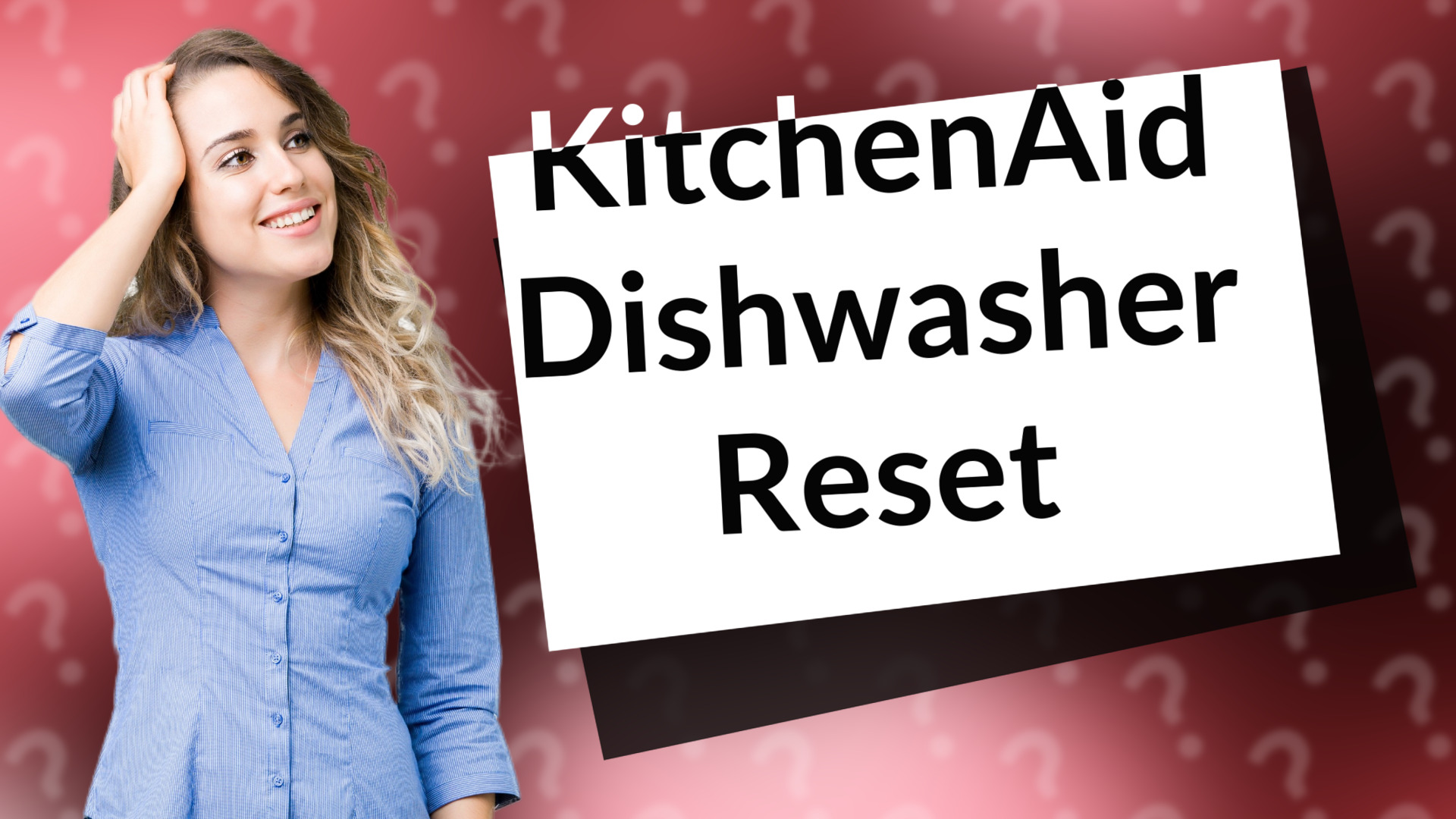 KitchenAid Dishwasher Reset