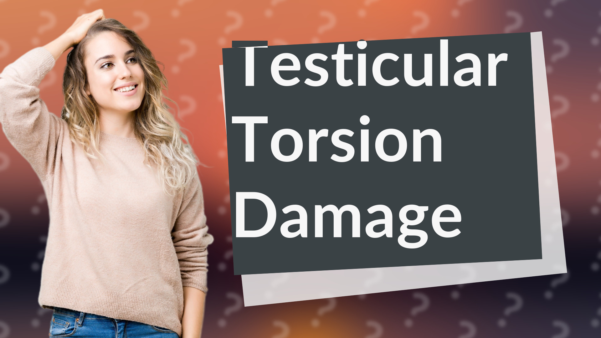 Testicular Torsion Damage