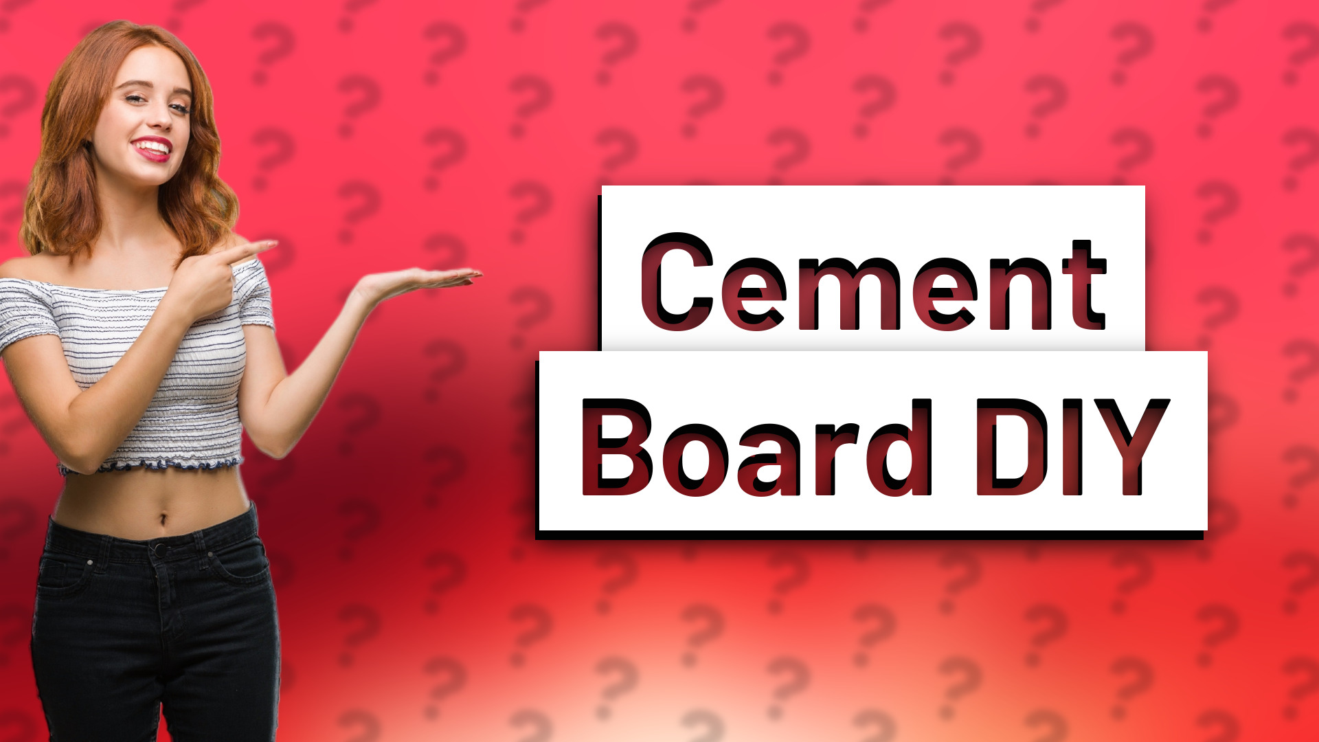 Cement Board DIY