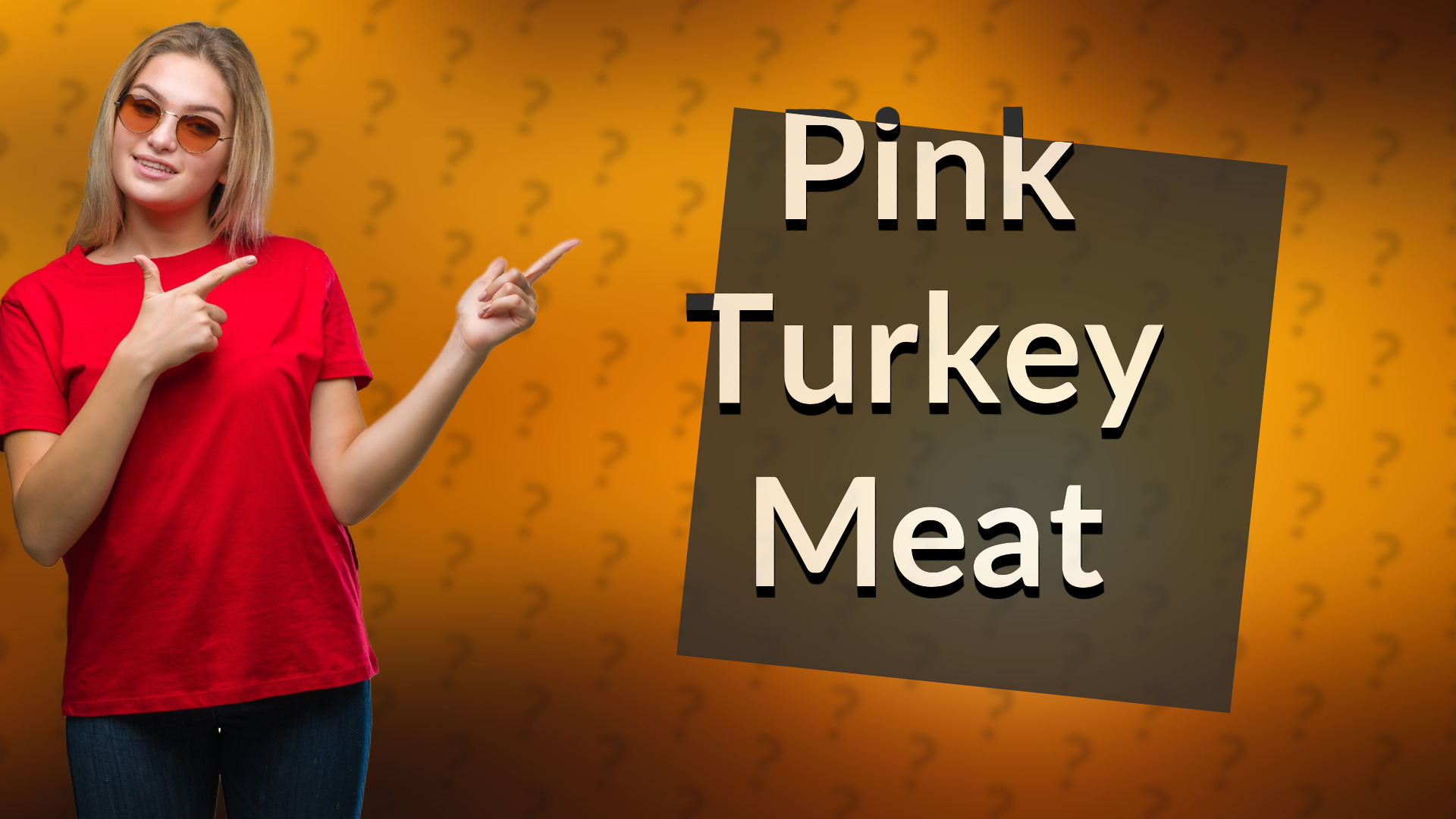 Pink Turkey Meat