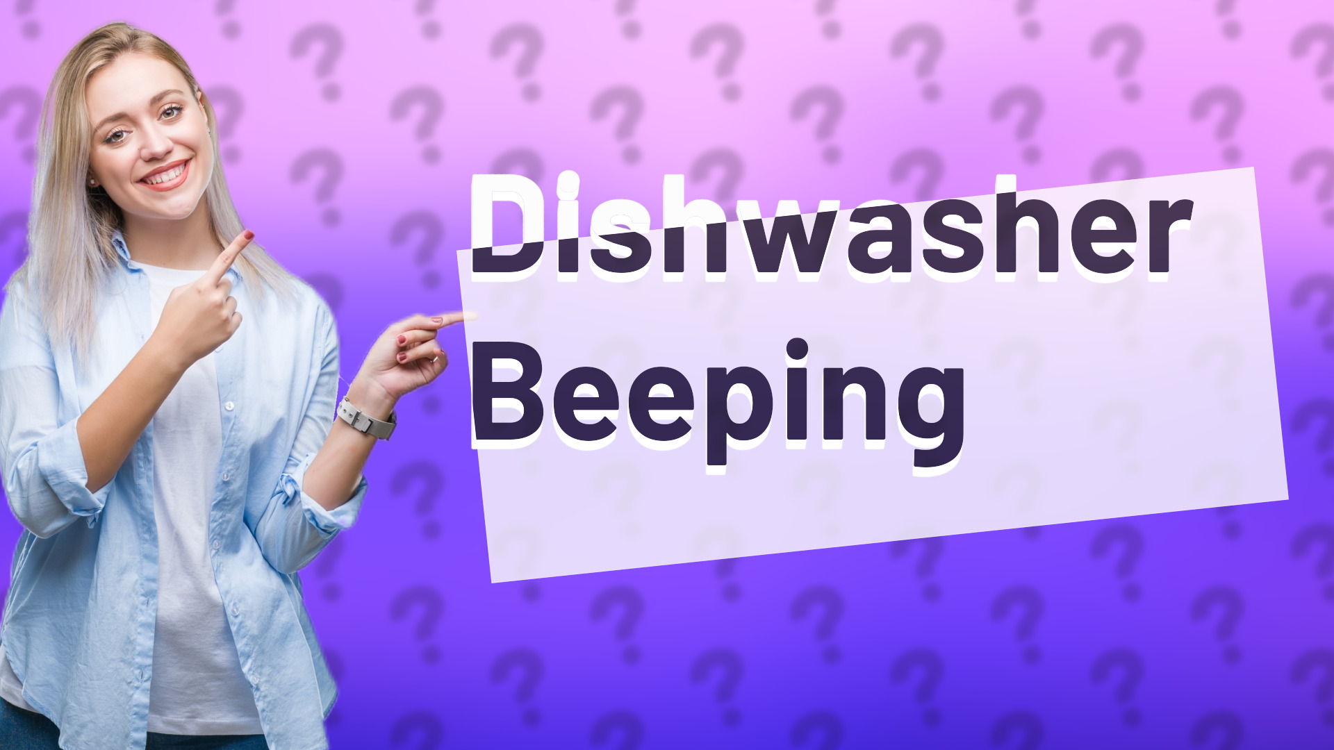 Dishwasher Beeping