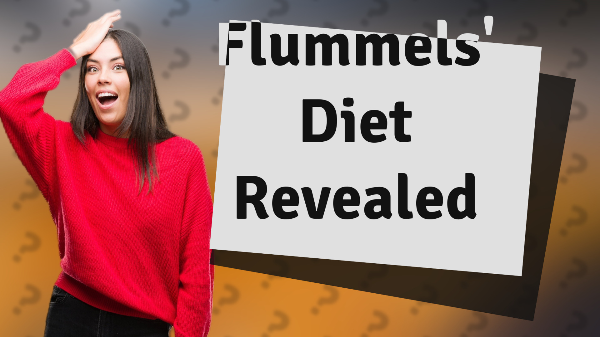 Flummels' Diet Revealed