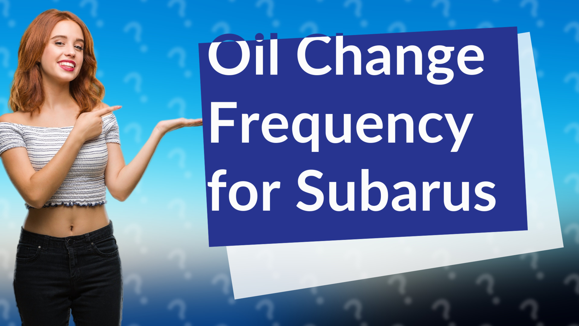 Oil Change Frequency for Subarus