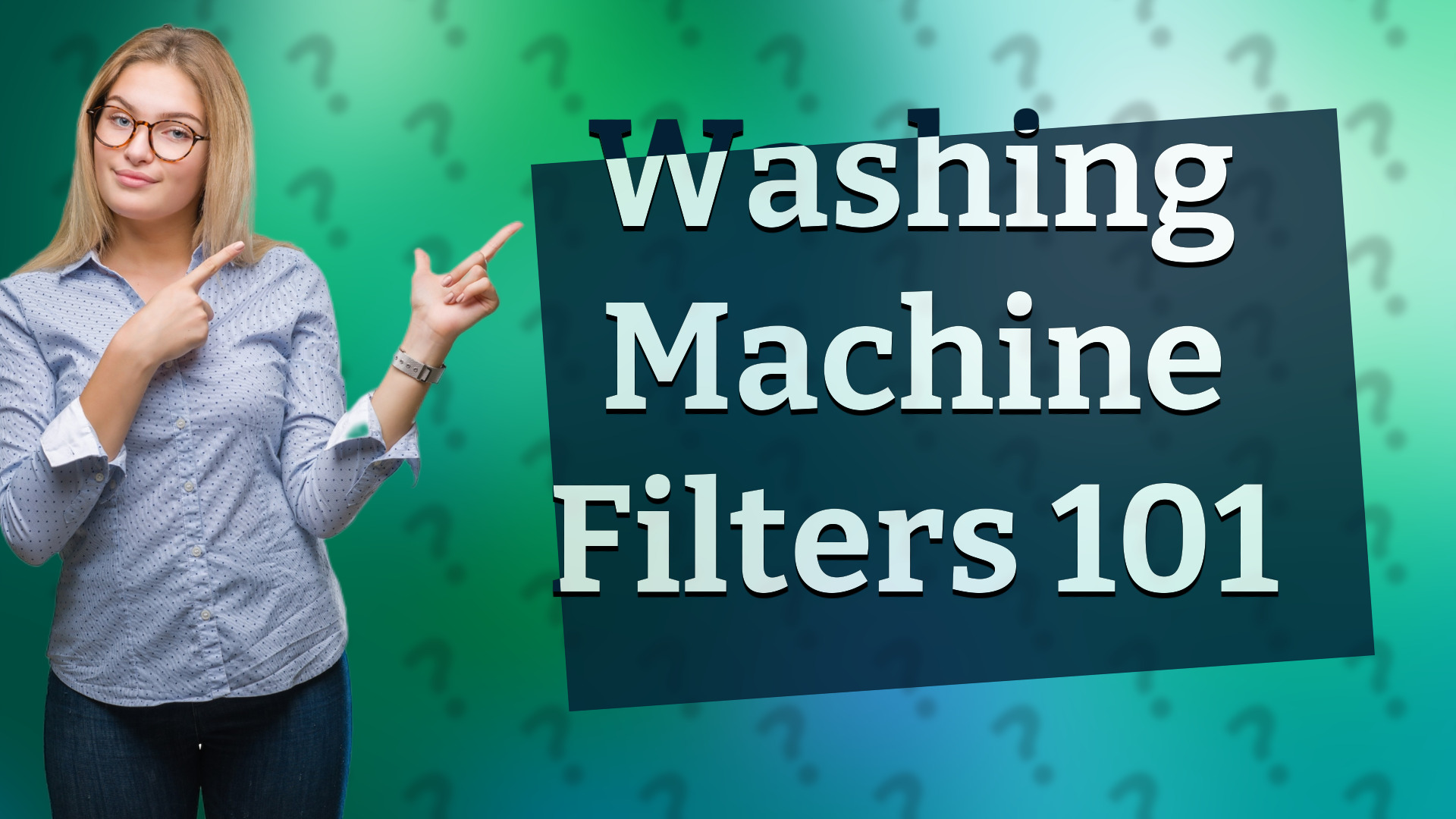 Washing Machine Filters 101