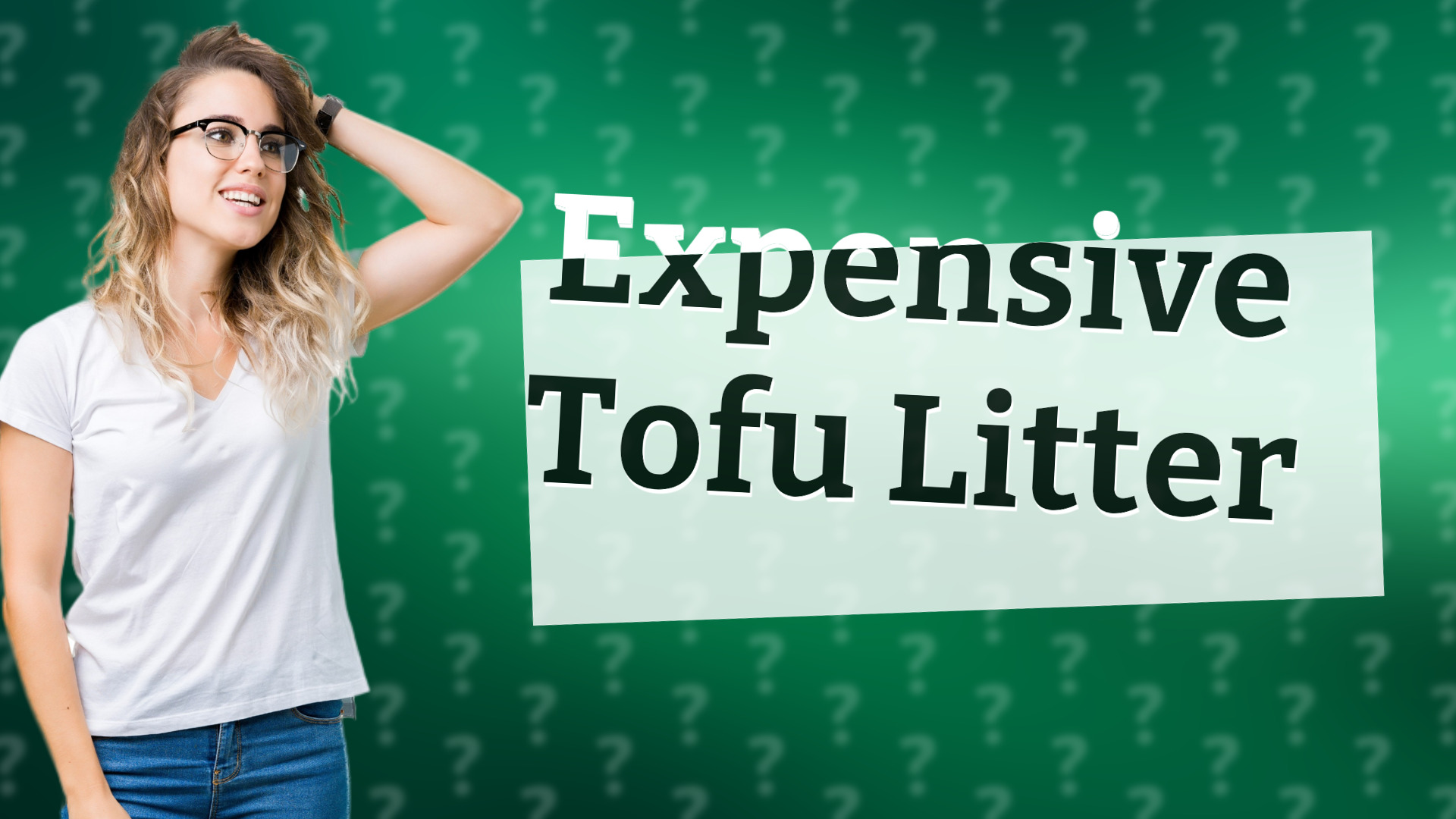 Expensive Tofu Litter
