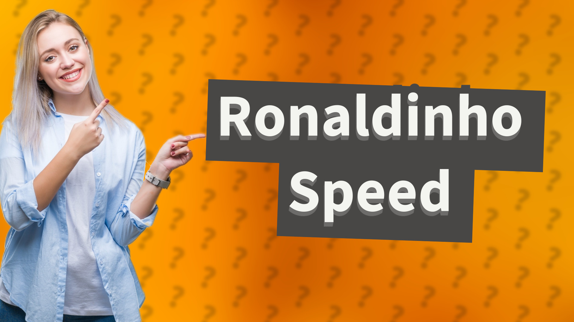 Ronaldinho Speed