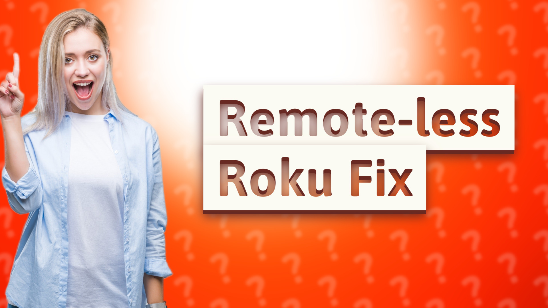 Remote-less Roku Fix