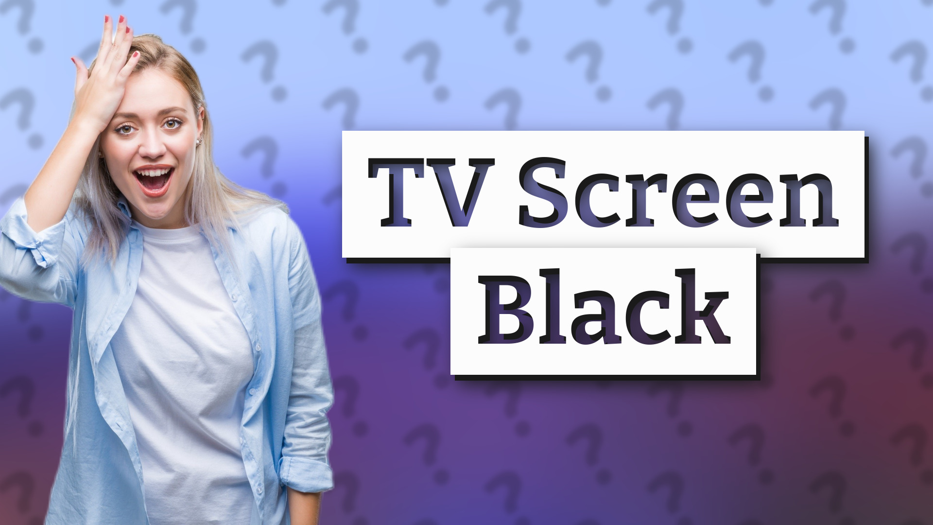 TV Screen Black