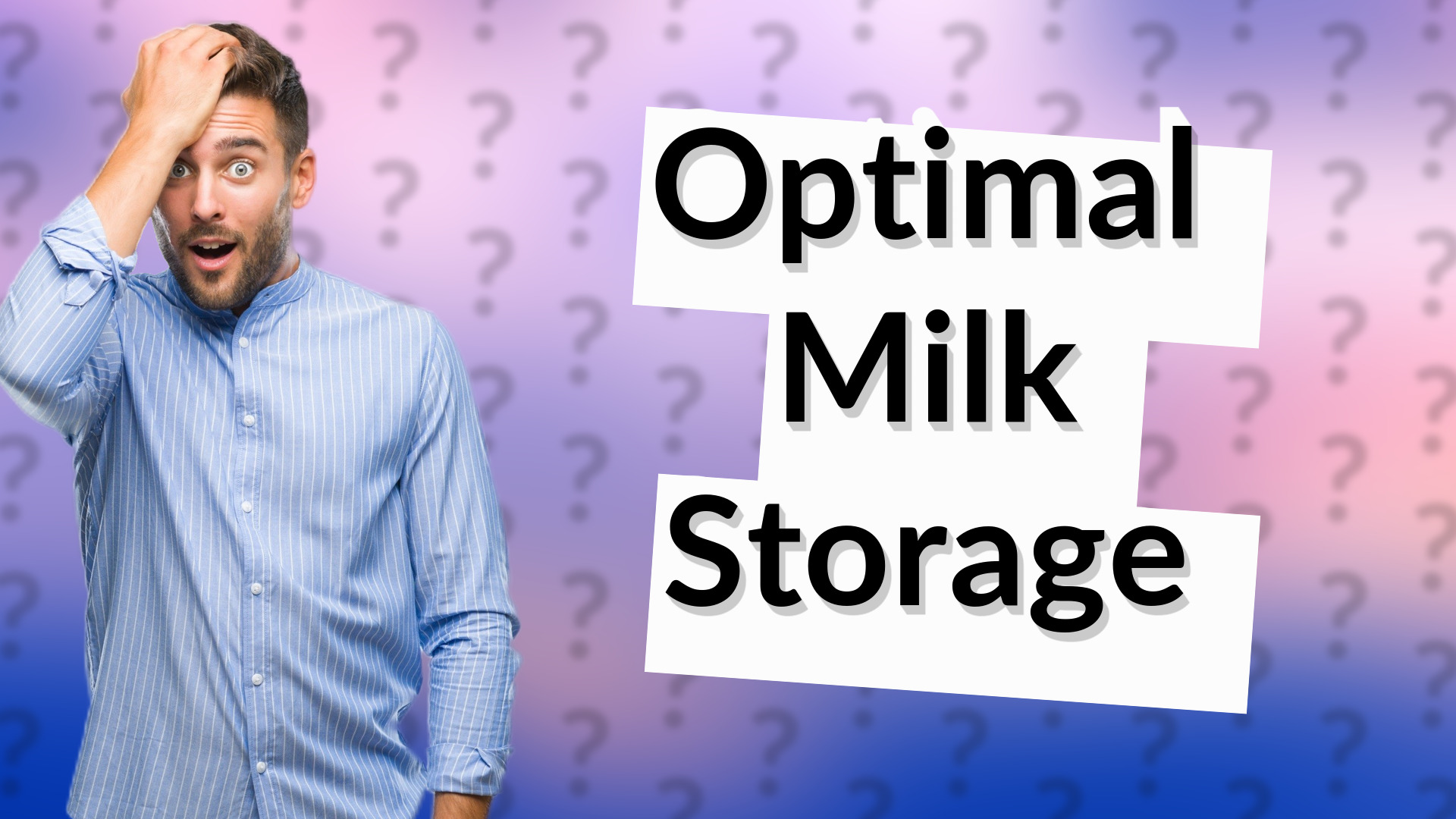 Optimal Milk Storage