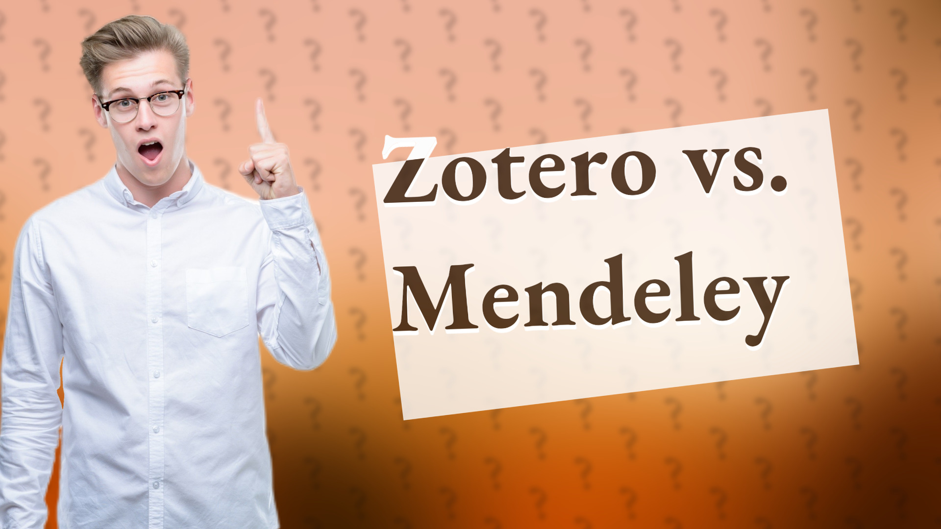 Zotero vs. Mendeley