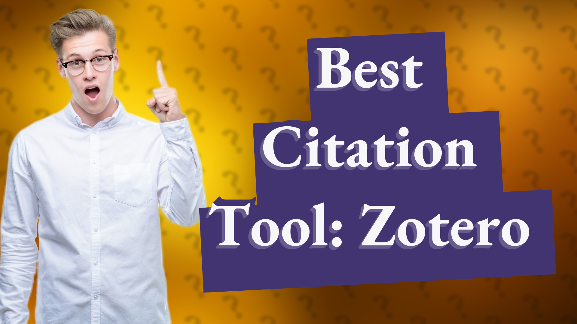Best Citation Tool: Zotero