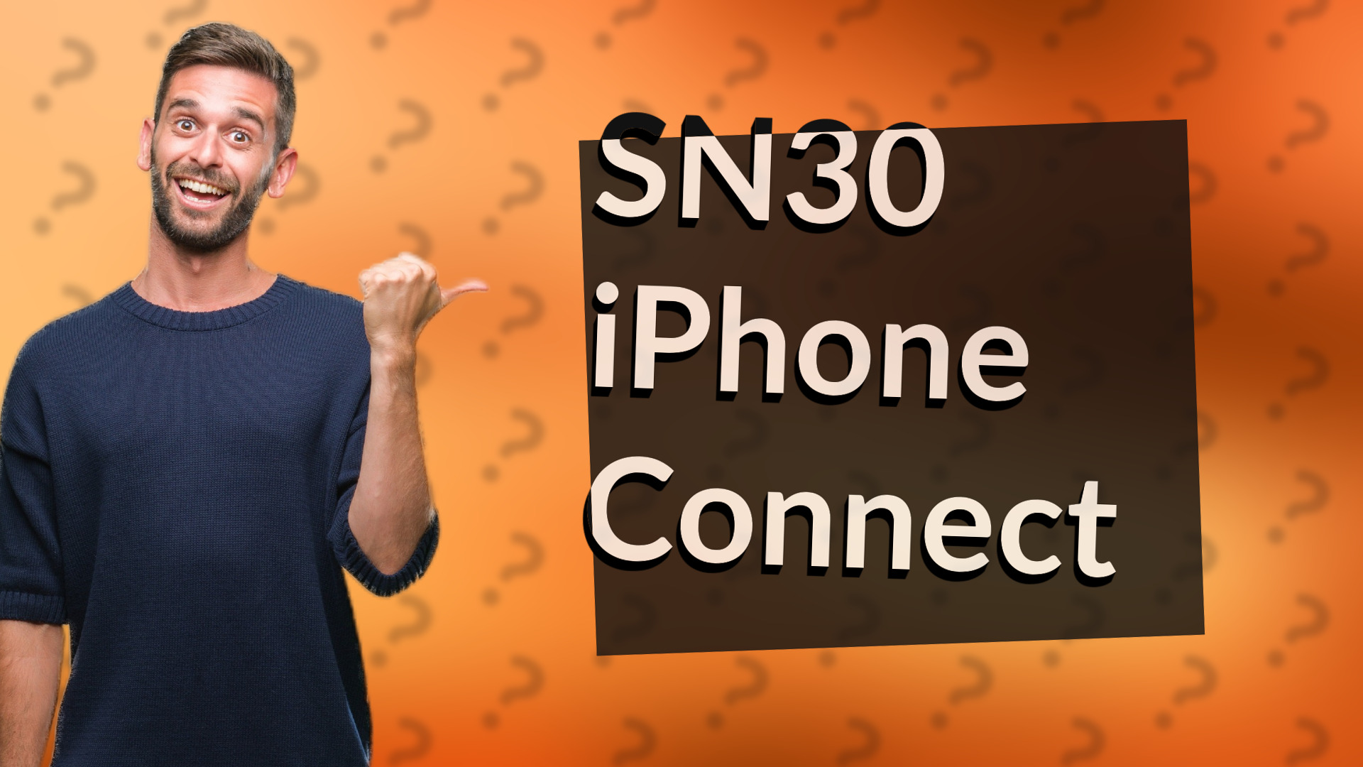 SN30 iPhone Connect