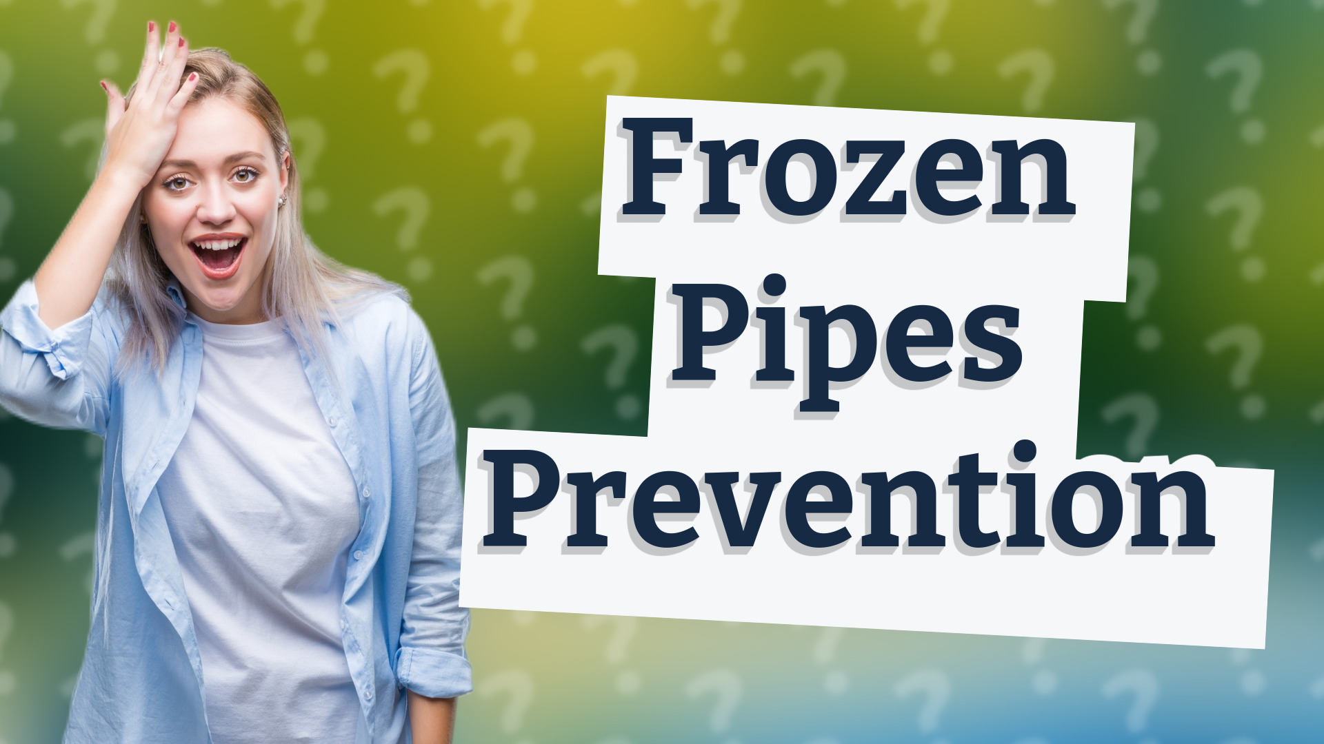 Frozen Pipes Prevention