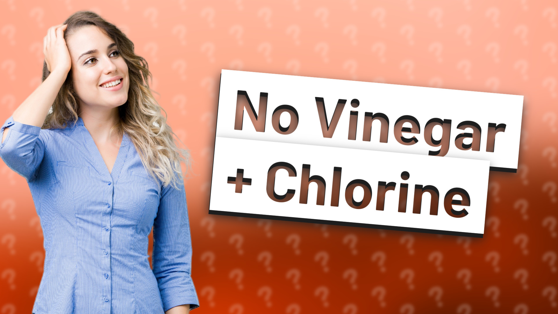No Vinegar + Chlorine