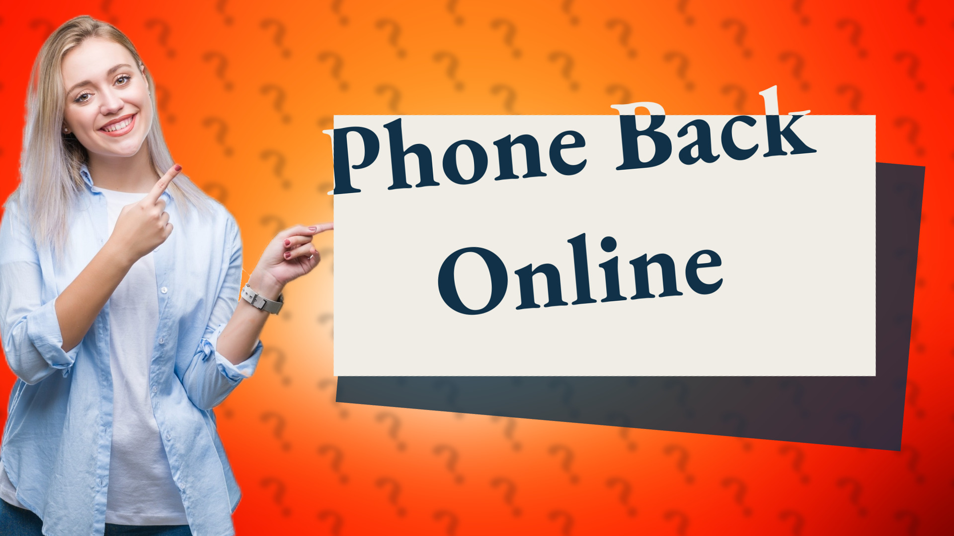 Phone Back Online