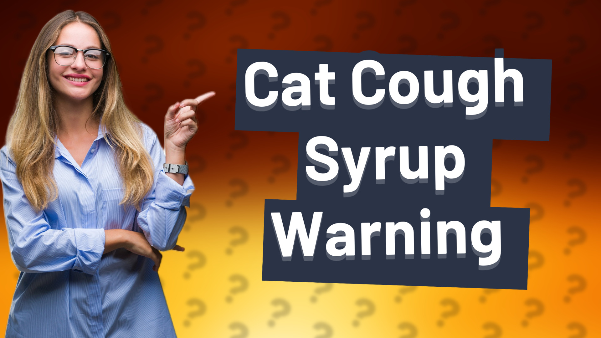 Cat Cough Syrup Warning