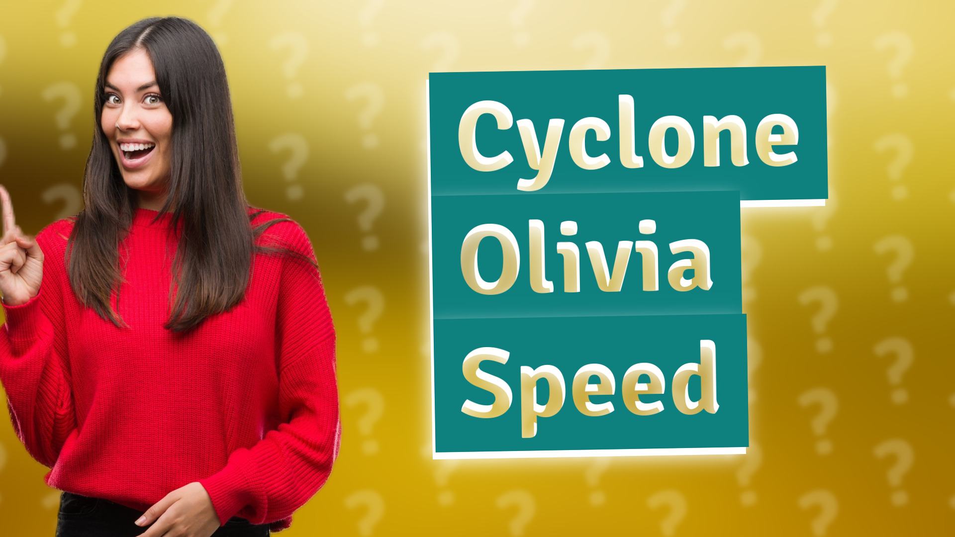 Cyclone Olivia Speed