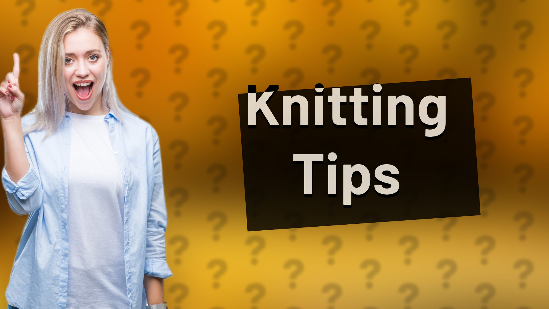 Knitting Tips