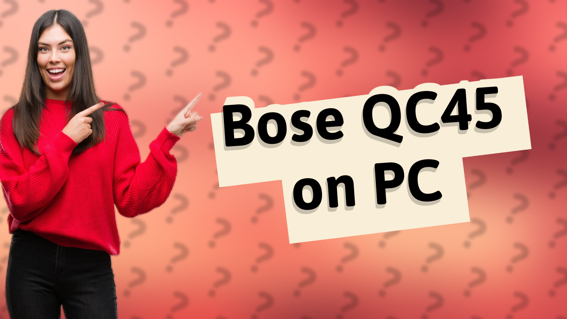 Bose QC45 on PC