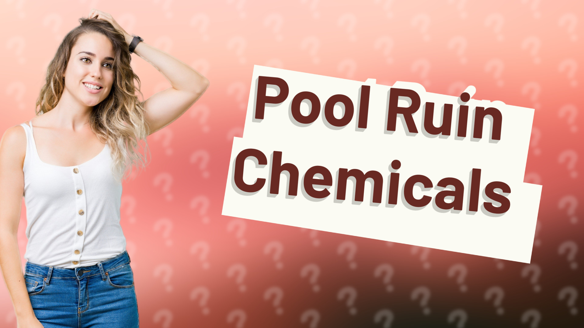 Pool Ruin Chemicals