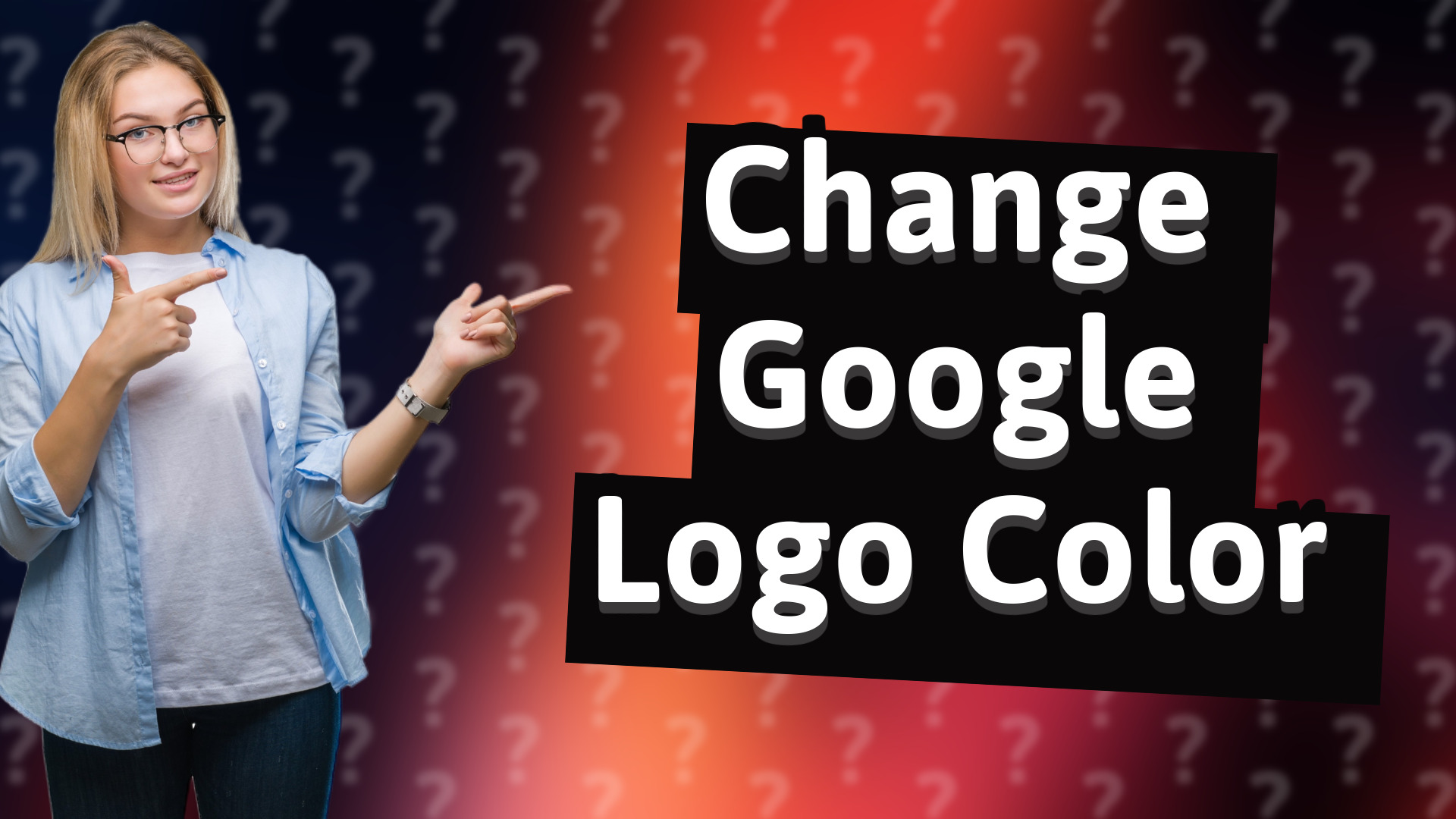 Change Google Logo Color