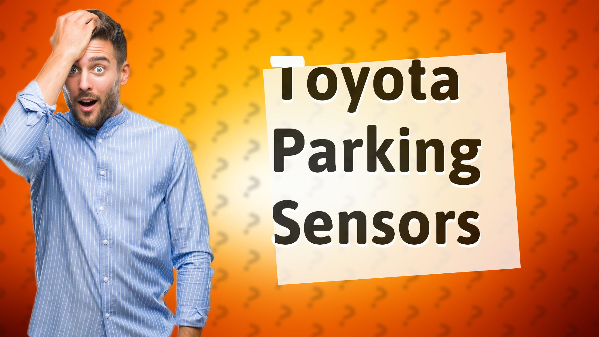 Toyota Parking Sensors