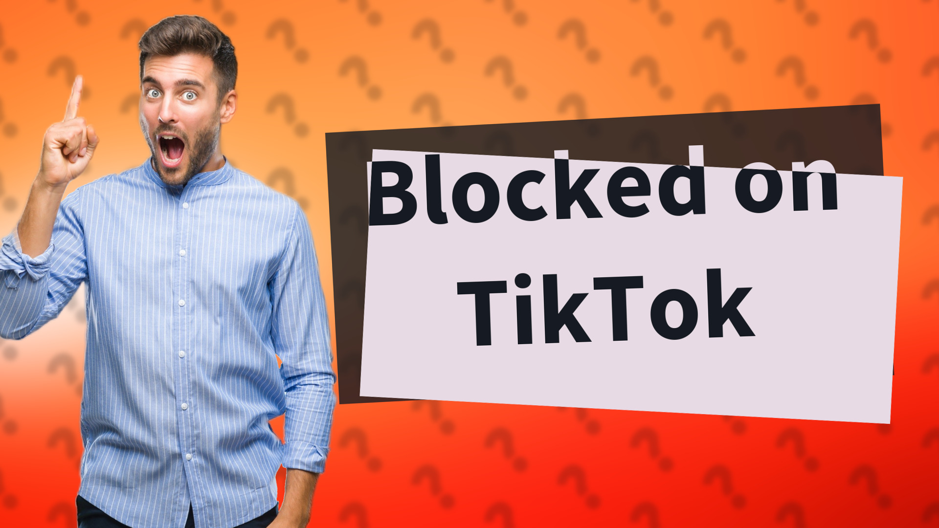 Blocked on TikTok