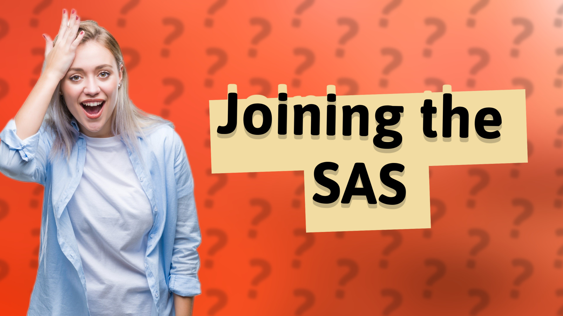 Joining the SAS